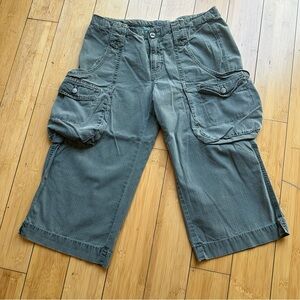 Joie Olive Green Cargo Shorts / Capri